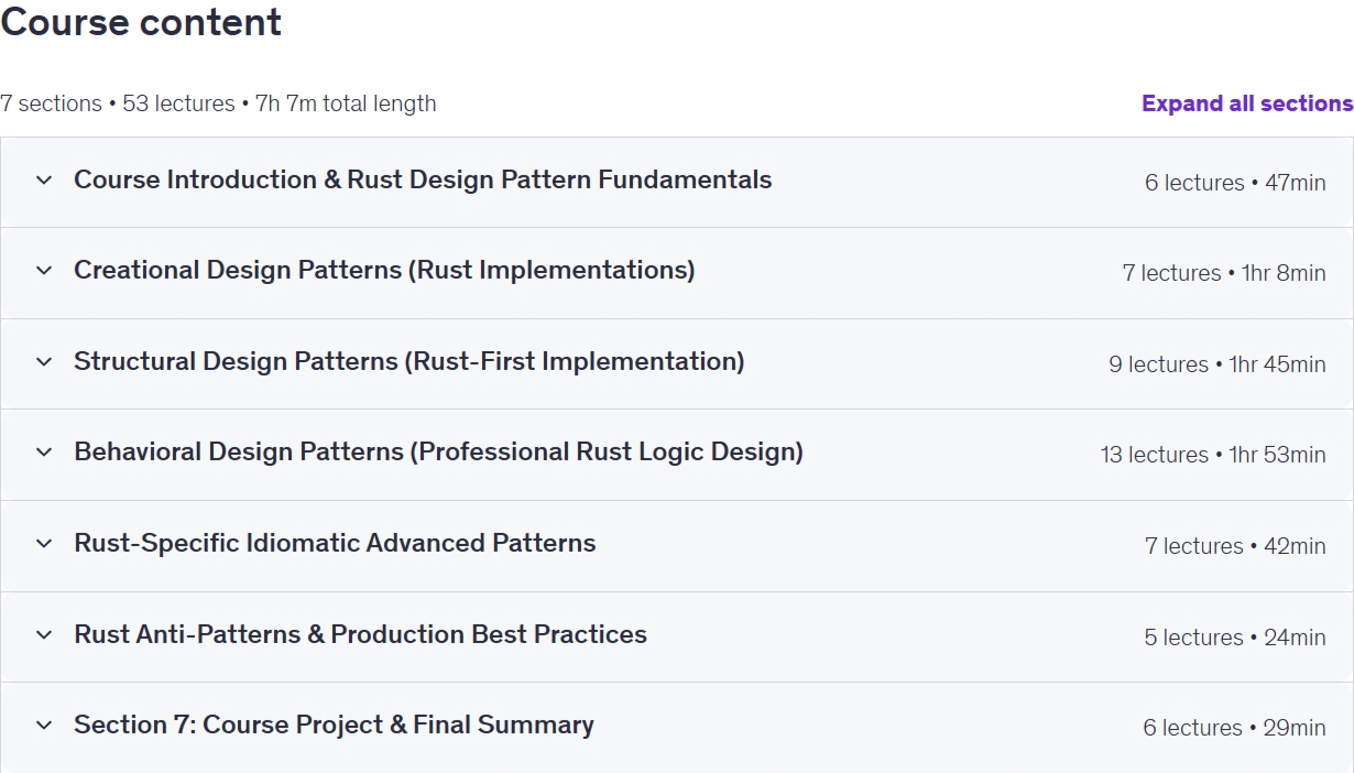 Rust Design Patterns in Modern Software Development 