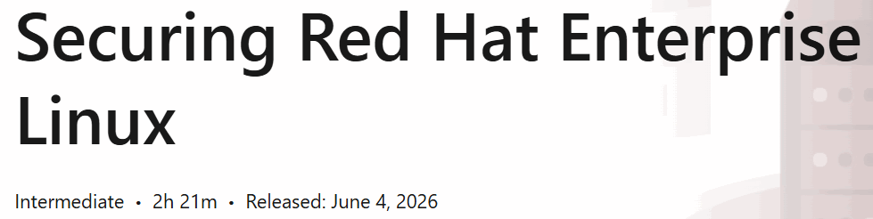 Securing Red Hat Enterprise Linux