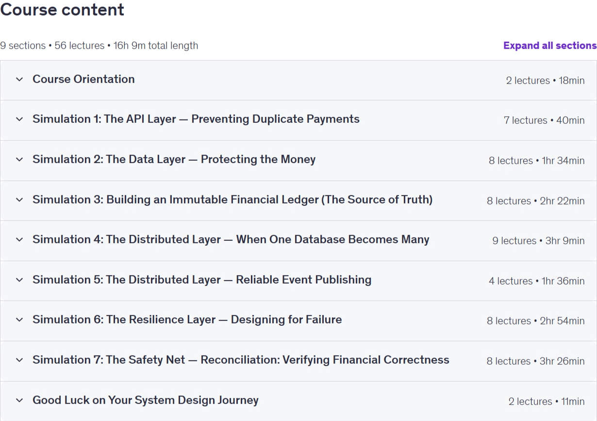 System Design Masterclass: Scalable Financial Systems