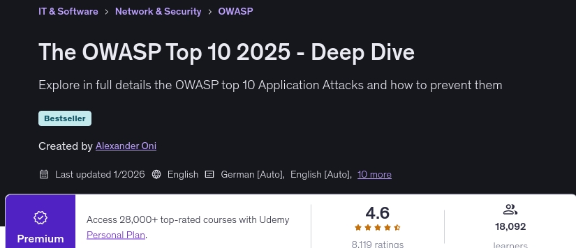 The OWASP Top 10 2025 - Deep Dive