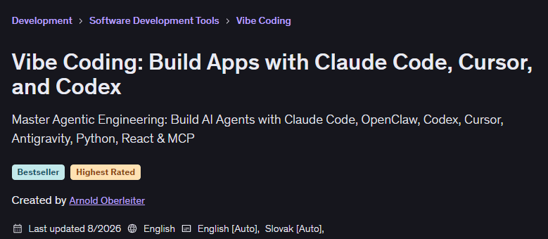 Vibe Coding: Build Apps with Claude Code Cursor and Codex