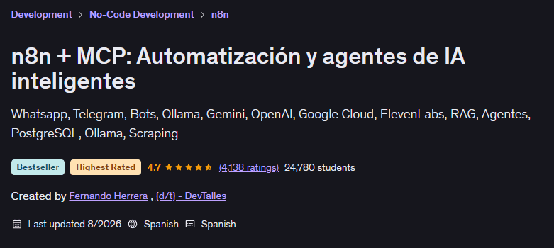 n8n + MCP: Automatización y agentes de IA inteligentes