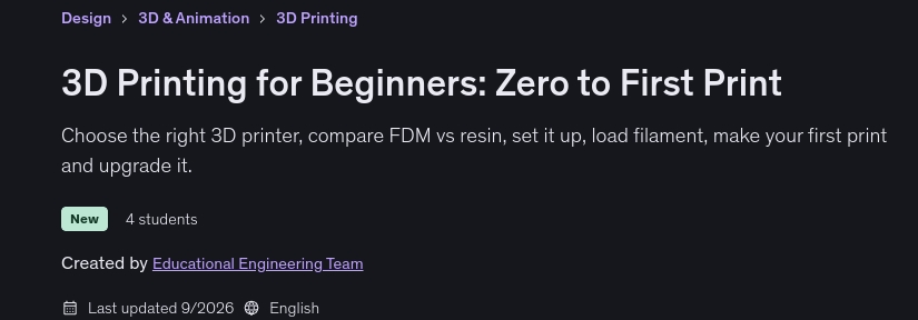 3D Printing for Beginners_ Zero to First Print