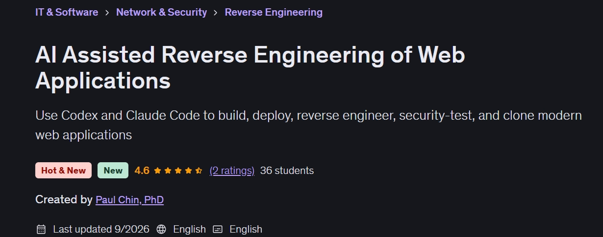 AI Assisted Reverse Engineering of Web Applications
