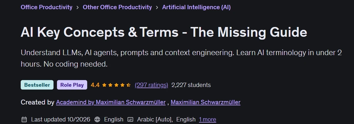 AI Key Concepts & Terms - The Missing Guide