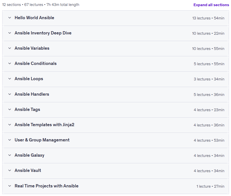 Ansible Masterclass: The Complete Automation Bootcamp