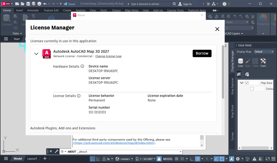 Autodesk AutoCAD Map 3D 2027