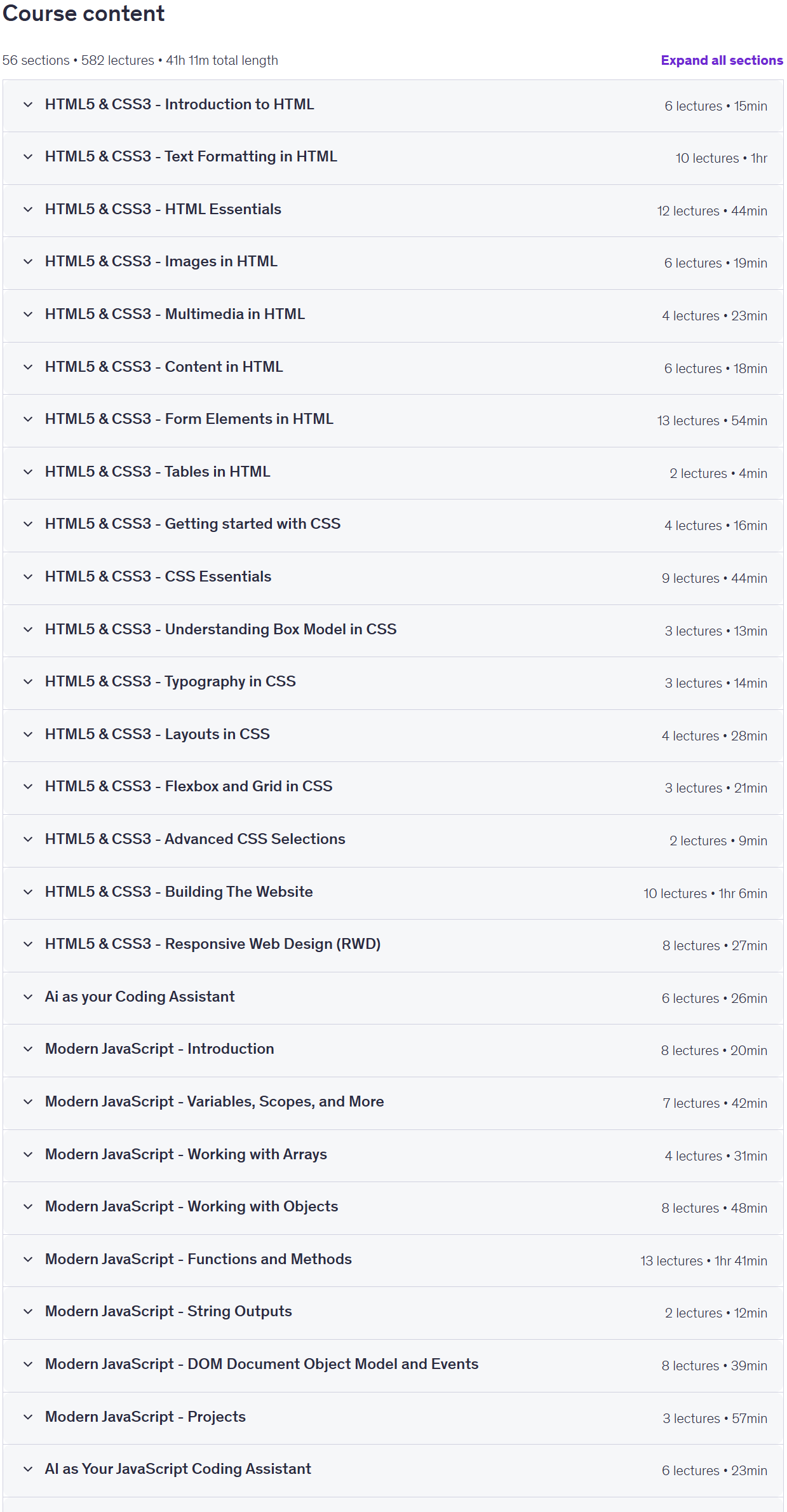 Complete Web Developer Bootcamp: Beginner to Advanced