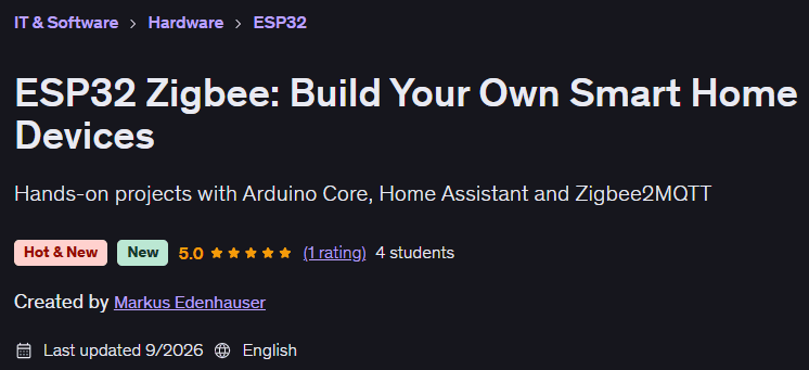 ESP32 Zigbee: Build Your Own Smart Home Devices