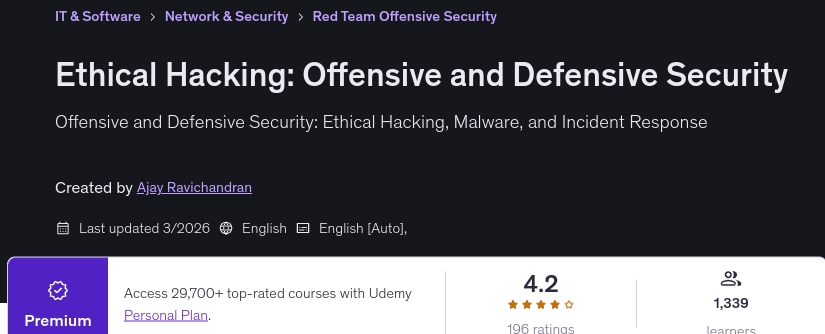 Ethical Hacking_ Offensive and Defensive Security