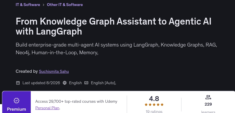 From Knowledge Graph Assistant to Agentic AI with LangGraph
