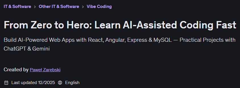 From Zero to Hero: Learn AI-Assisted Coding Fast