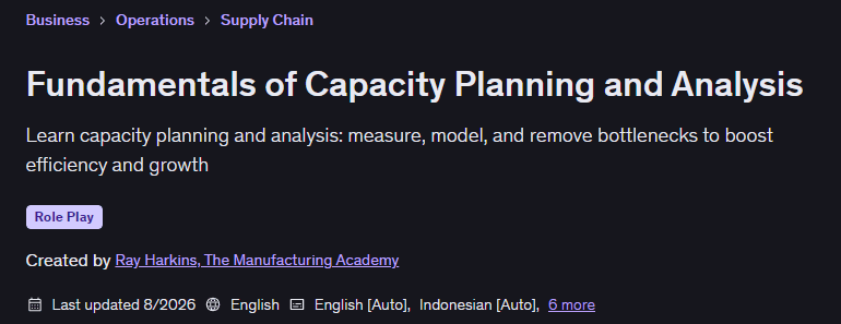 Fundamentals of Capacity Planning and Analysis
