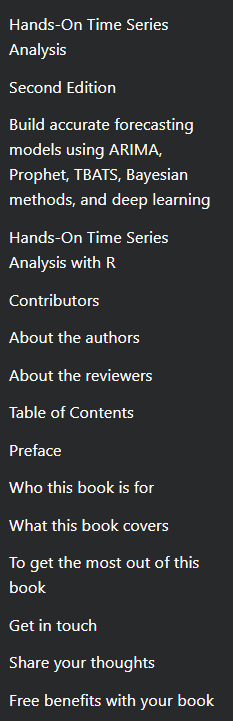 Hands-On Time Series Analysis with R