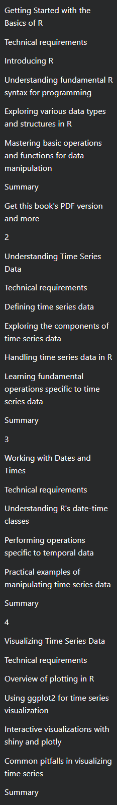 Hands-On Time Series Analysis with R