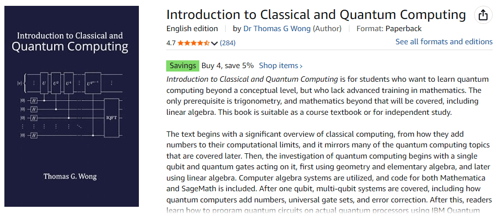 Introduction to Classical and Quantum Computing