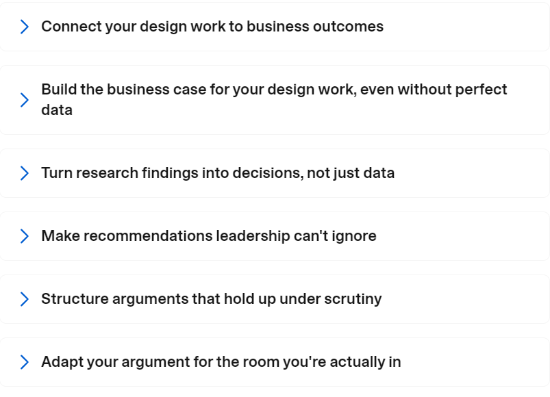 Make the Case: How to Present Design Ideas That Spark Action