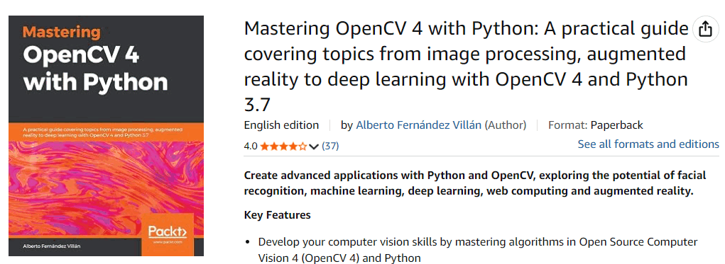 Mastering OpenCV 4 with Python