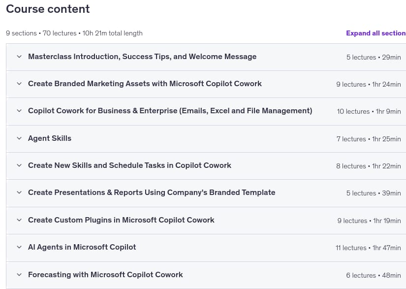 Microsoft Copilot Cowork & Agentic AI Masterclass [2026]