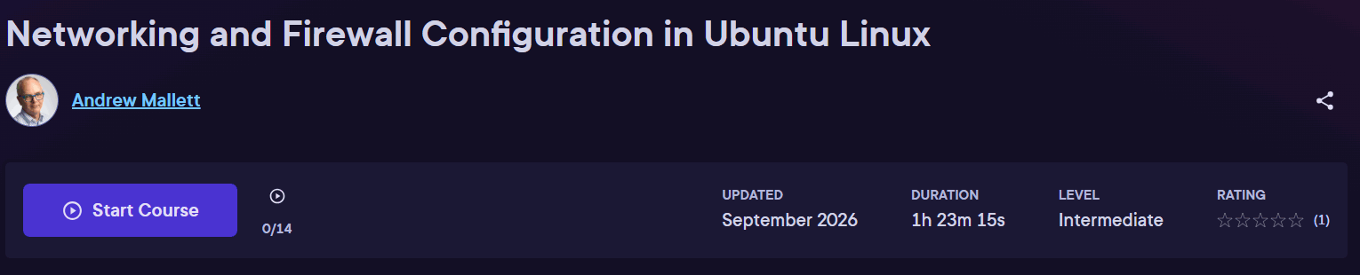 Networking and Firewall Configuration in Ubuntu Linux