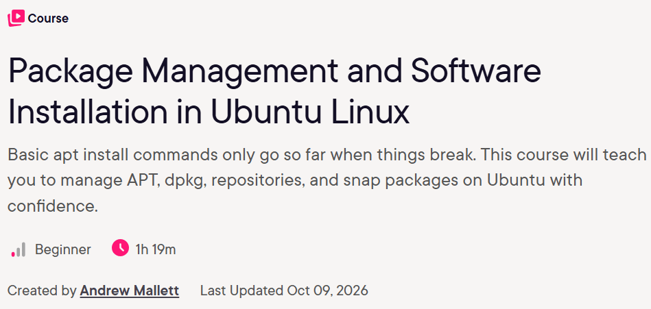 Package Management and Software Installation in Ubuntu Linux
