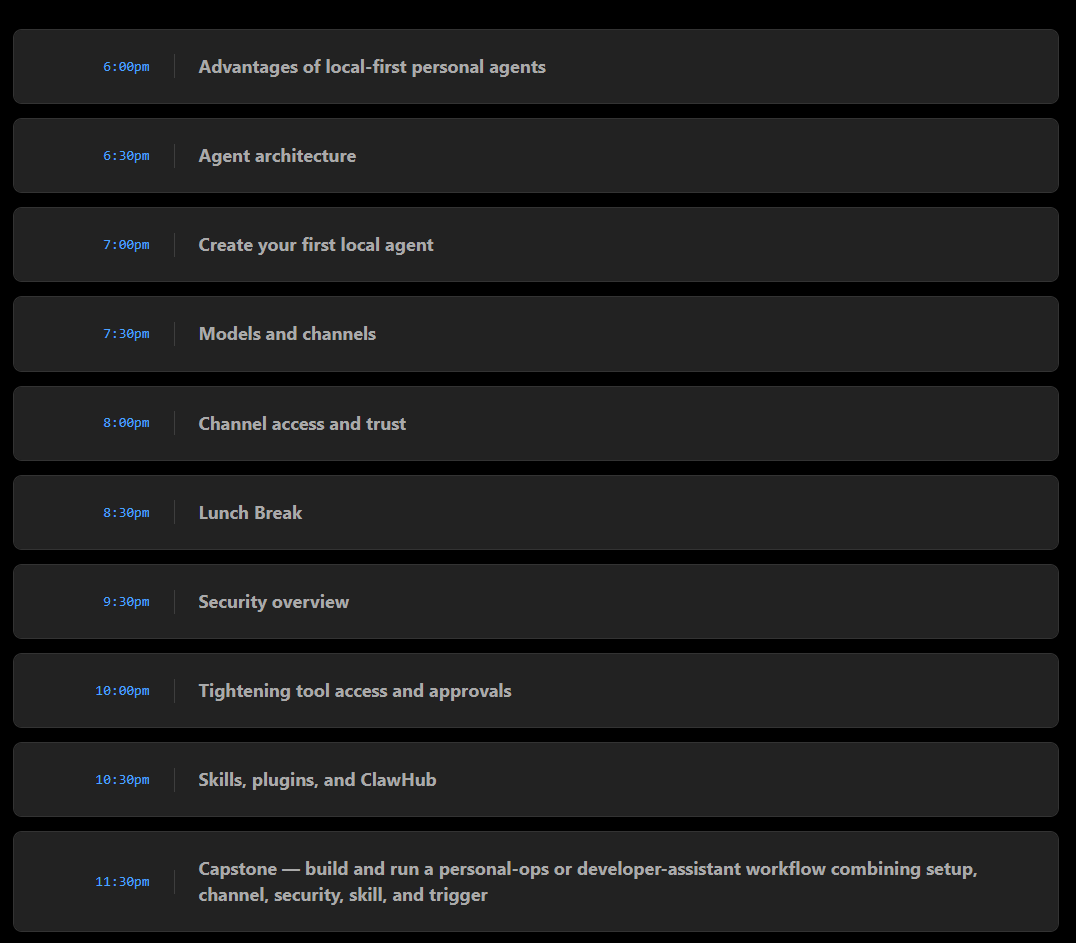 Personal Agents with OpenClaw 