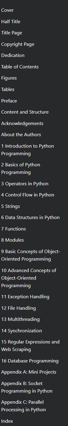 Python Programming: A Practical Approach