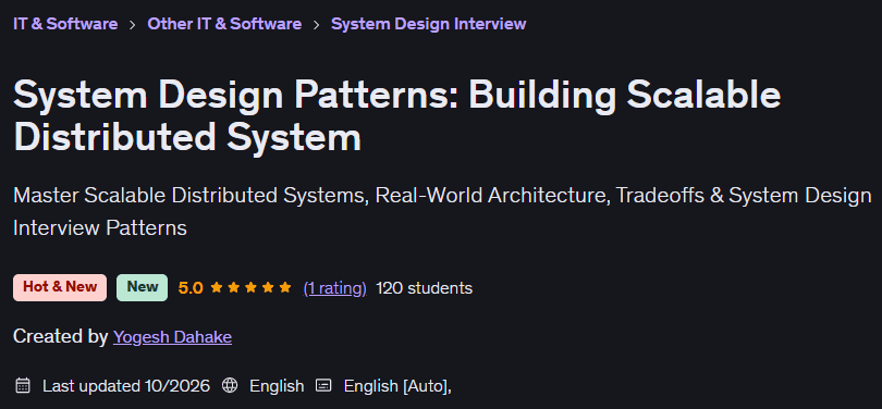 System Design Patterns: Building Scalable Distributed System
