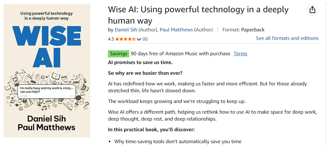 Wise AI: Using powerful technology in a deeply human way